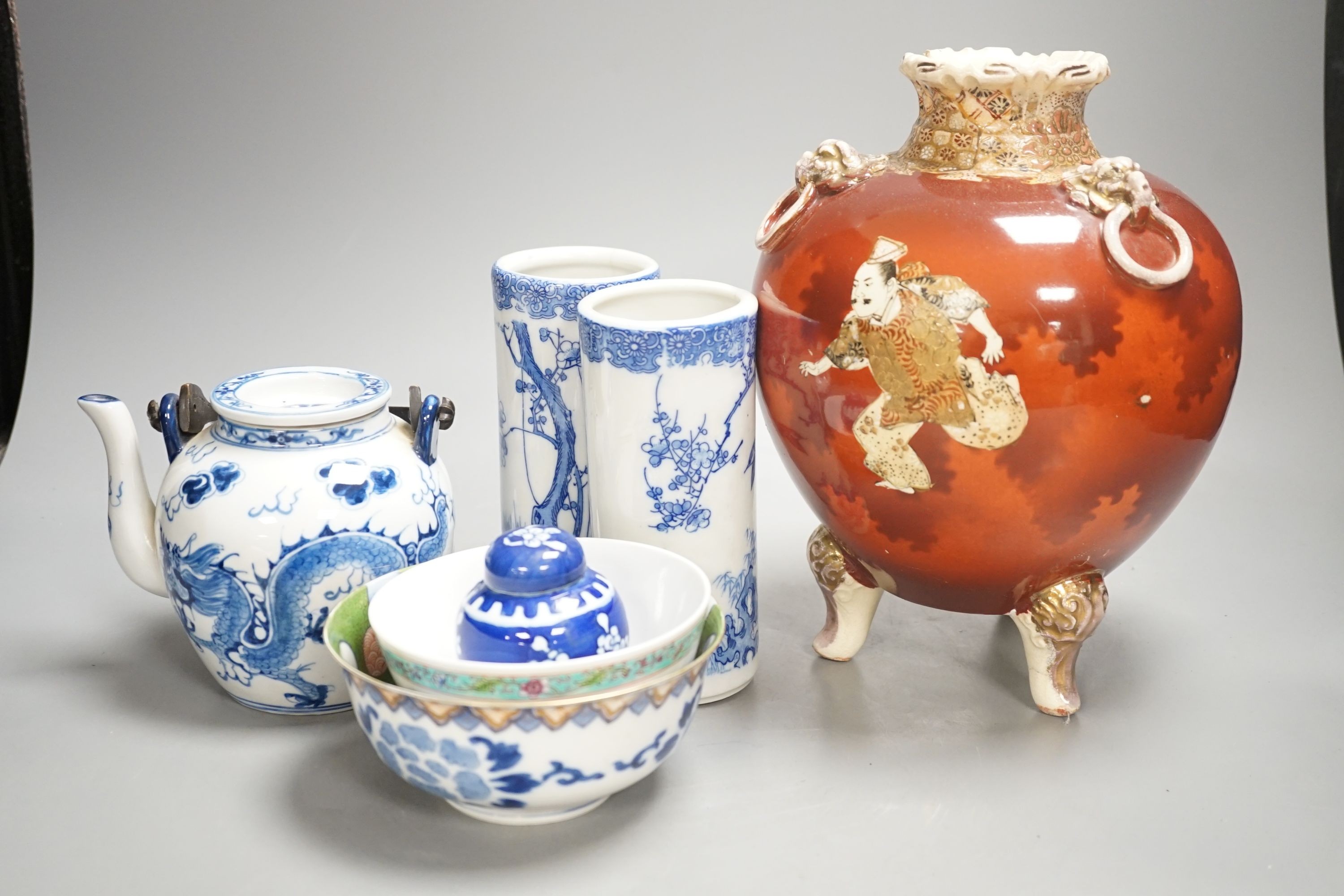 A group of Chinese and Japanese ceramics